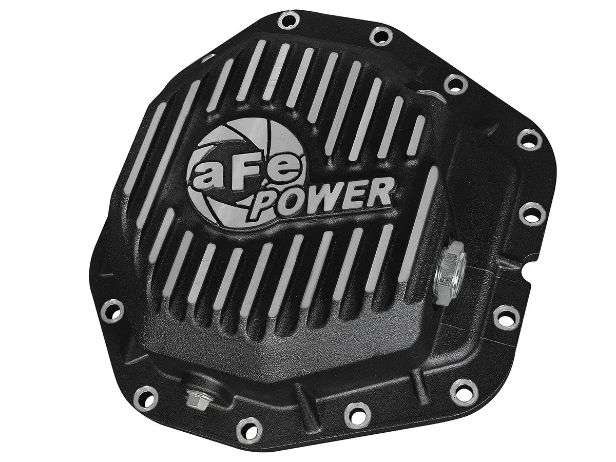 Afe: Rear Differential Cover, Machined Fins; Pro Series Ford F-350/F-450 17-19 V8-6.7L (Td) Dana M300-14 (Dually) 1