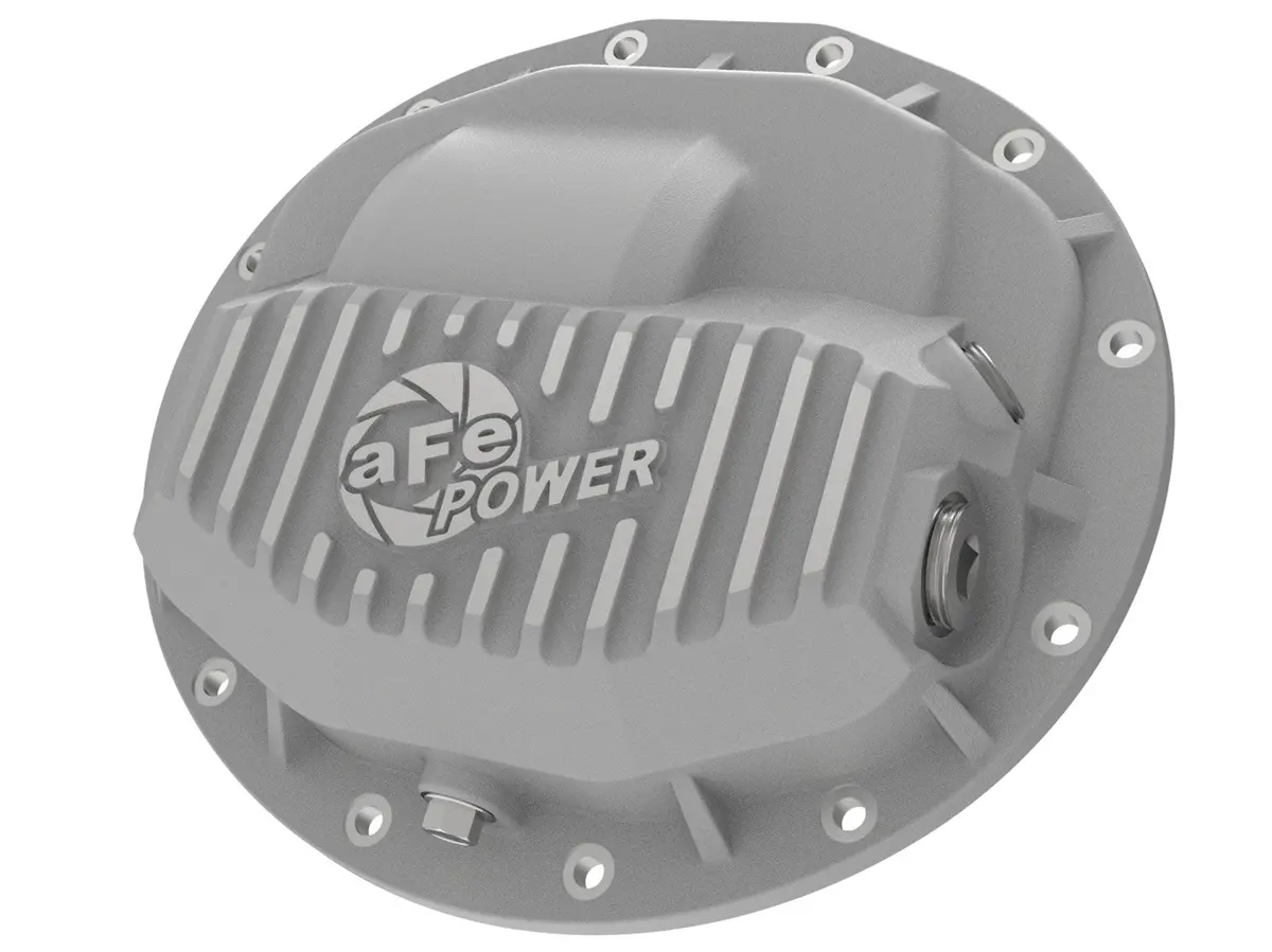 Afe: Street Series Front Differential Cover Raw W/ Machined Fins Ram Diesel Trucks 13-18 L6-6.7L; Ram Gas Trucks 13-18 V8-5.7L/6.4L 1