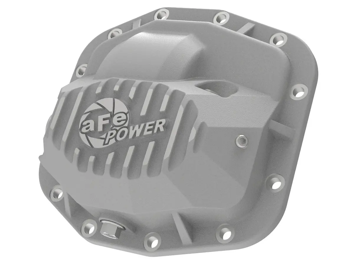 Afe: Street Series Front Differential Cover Raw W/ Machined Fins Jeep Wrangler (Jl) 18-20 (Dana M186) 1