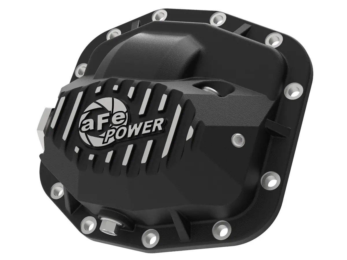 Afe: Pro Series Front Differential Cover Black W/ Machined Fins 	 Jeep Wrangler (Jl) 18-20 (Dana M186) 1