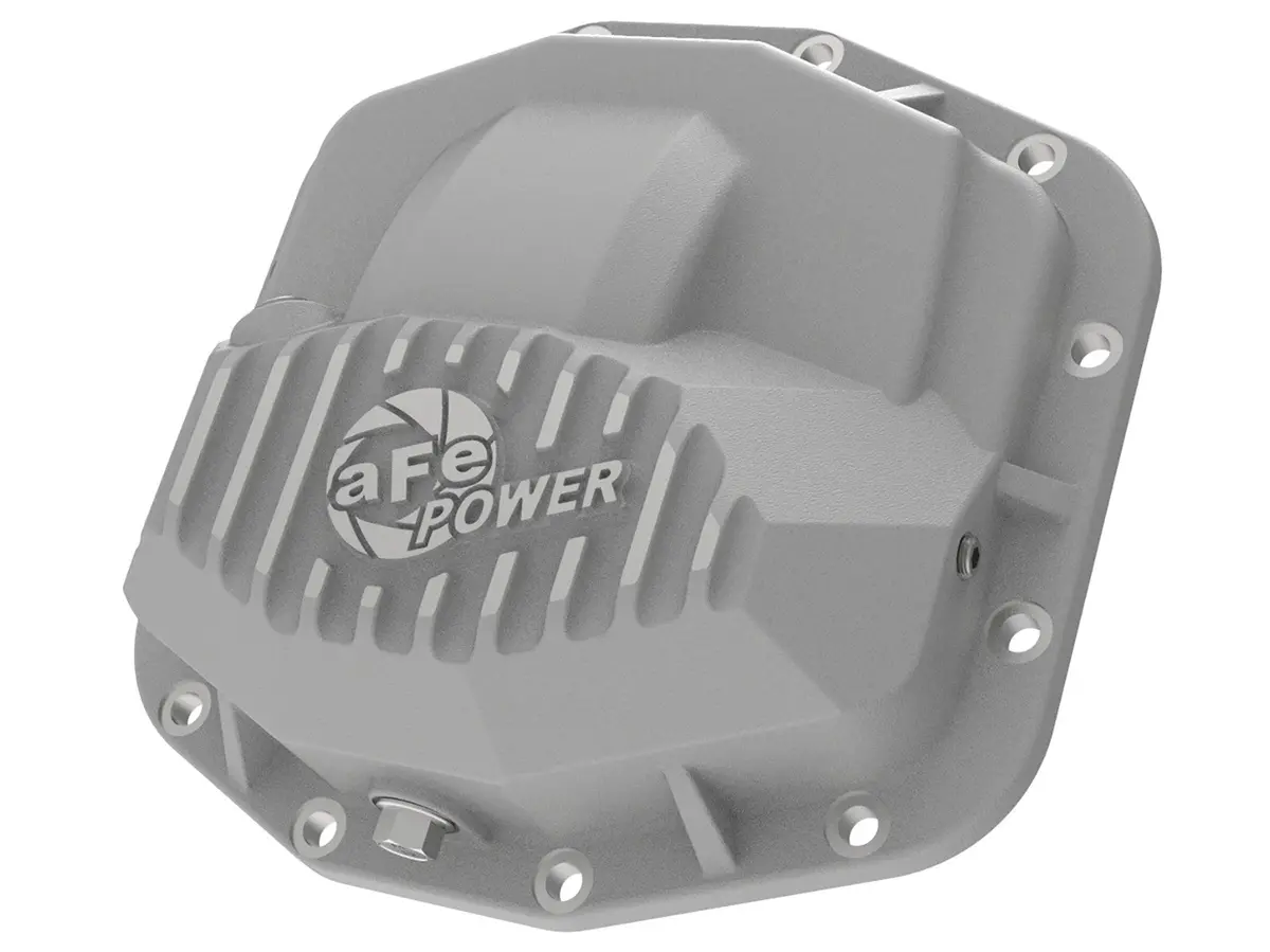 Afe: Street Series Front Differential Cover Raw W/ Machined Fins Jeep Wrangler (Jl) 18-20 / Gladiator (Jt) 2020 (Dana M210) 1