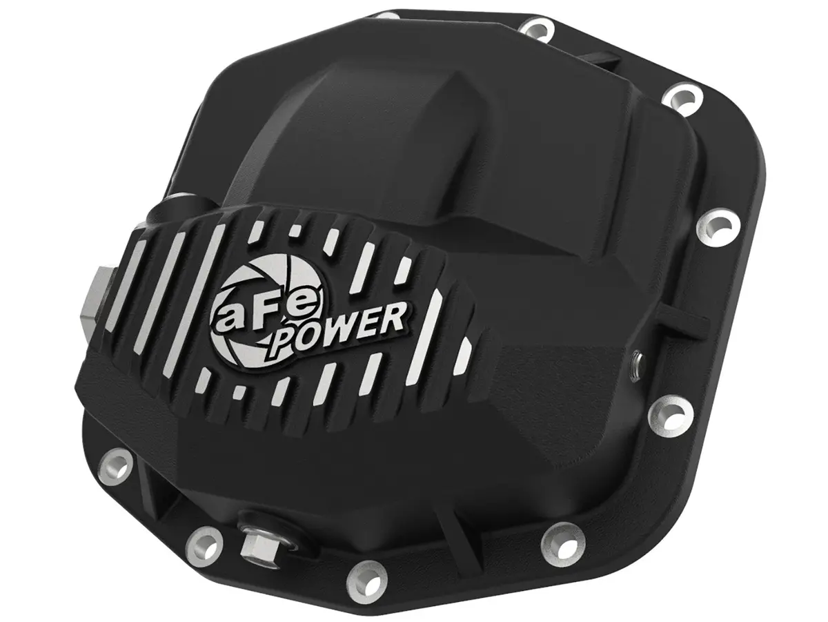Afe: Pro Series Front Differential Cover Black W/ Machined Fins Jeep Wrangler (Jl) 18-20 / Gladiator (Jt) 2020 (Dana M210) 1
