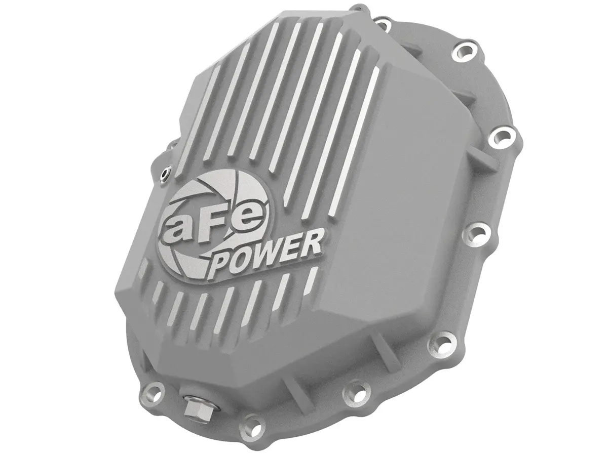 Afe: Street Series Front Differential Cover Raw W/Machined Fins Gm 2500/3500 11-18 V8-6.0L/6.6L (Aam 9.25) 1