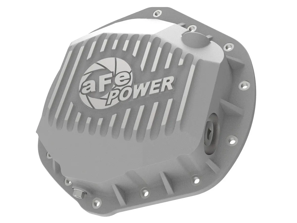 Afe: Street Series Rear Differential Cover Raw W/ Machined Fins Gm Diesel Trucks 01-19 V8-6.6L (Td) / Gm Gas Trucks 01-19 V8-8.1L/6.0L 1