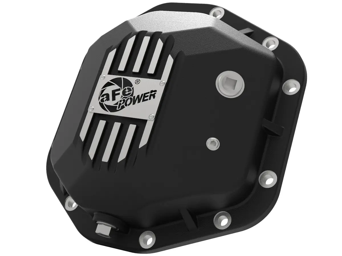 Afe: Street Series Differential Cover Black W/ Machined Fins Jeep Wrangler (Tj & Jk) 97-18 (Dana 44) 1
