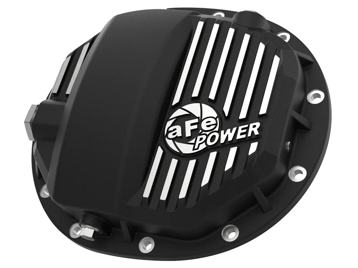 Afe: Pro Series Rear Differential Cover Black W/ Machined Fins Gm Gas Trucks 14-19 I4-2.7L, V6-4.3L, V8-5.3L/6.2L (Aam 9.5/9.76) 1