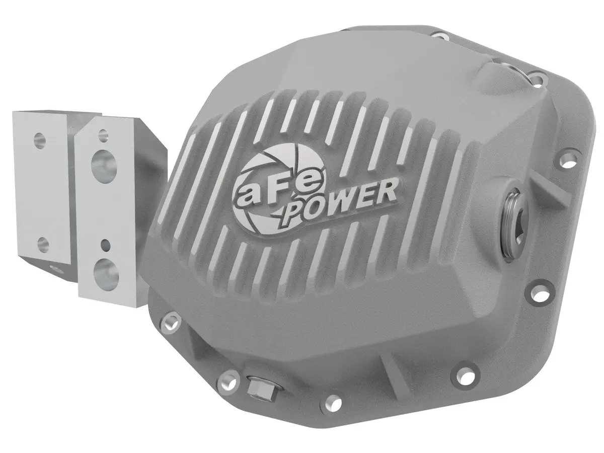 Afe: Street Series Rear Differential Cover Raw W/ Machined Fins 2020 Jeep Gladiator (Jt) V6-3.6L (Dana M220) 1