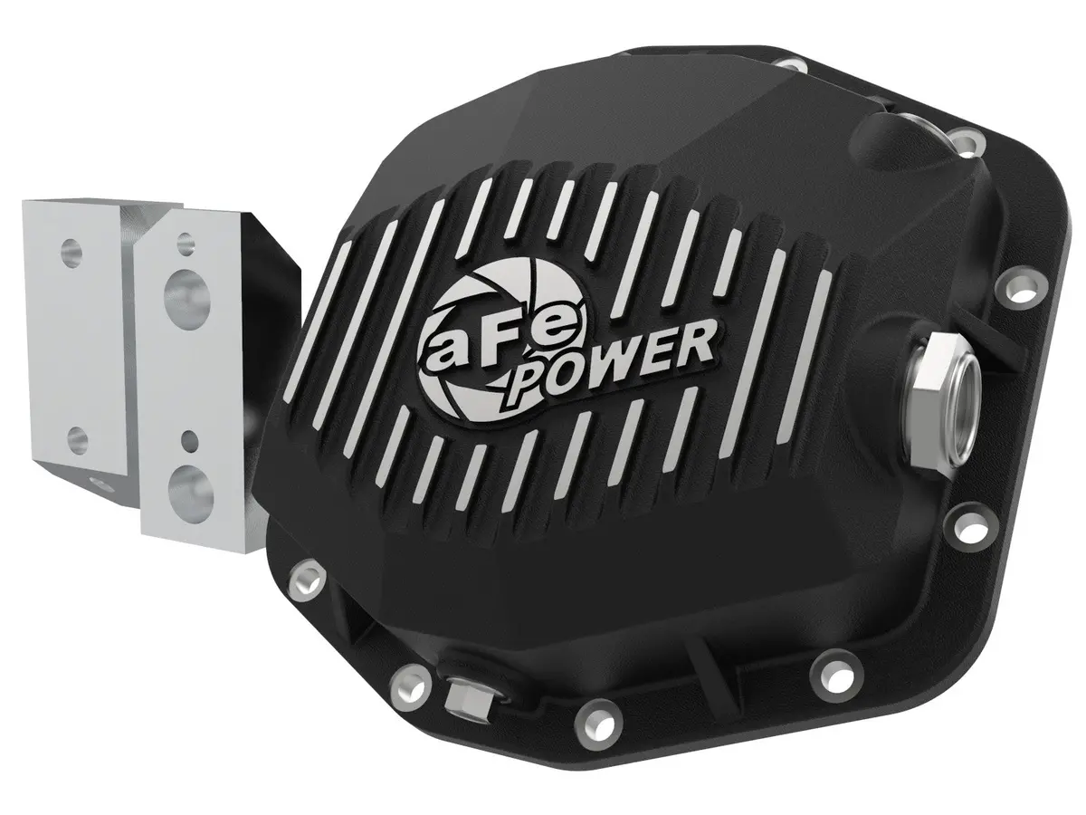 Afe: Pro Series Rear Differential Cover Black W/ Machined Fins 	 2020 Jeep Gladiator (Jt) V6-3.6L (Dana M220) 1