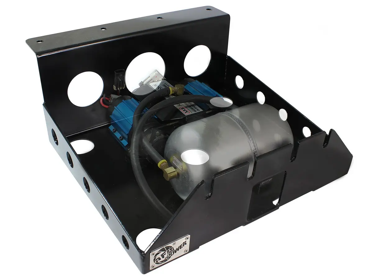 Afe: Glide Guard On-Board Air Compressor Mount Jeep Wrangler (Jk) 07-18 V6-3.6L/3.8L 1