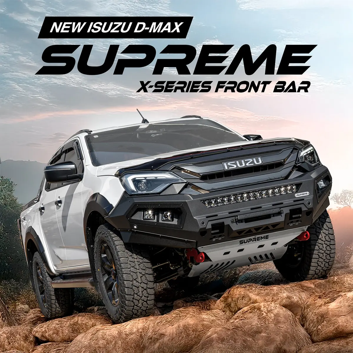 Supreme | X-Series Bull Bar – Isuzu D-Max (2024 Facelift) 1
