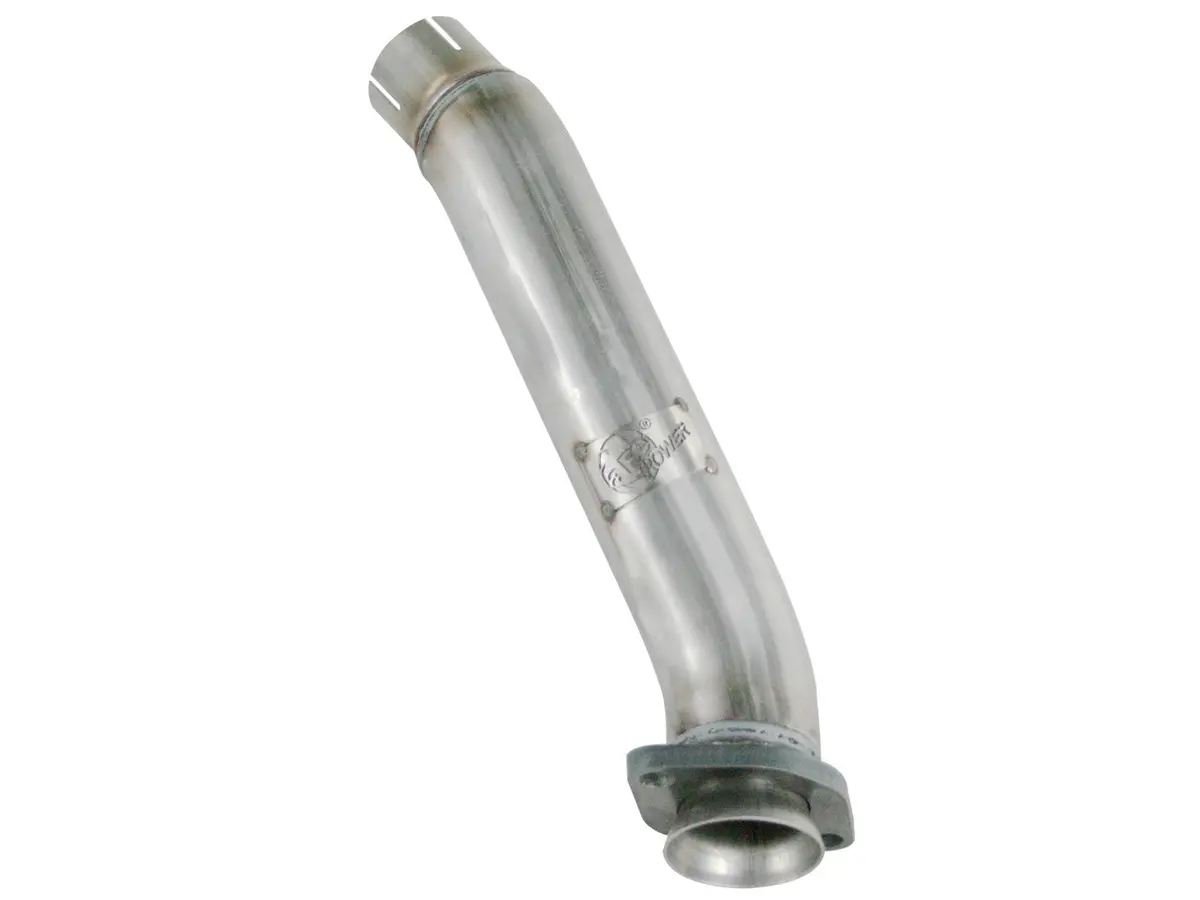 Afe: Twisted Steel Loop Delete Down-Pipe 2-1/2" Aluminized Steel Exhaust System Jeep Wrangler (Jk) 12-18 V6-3.6L 1