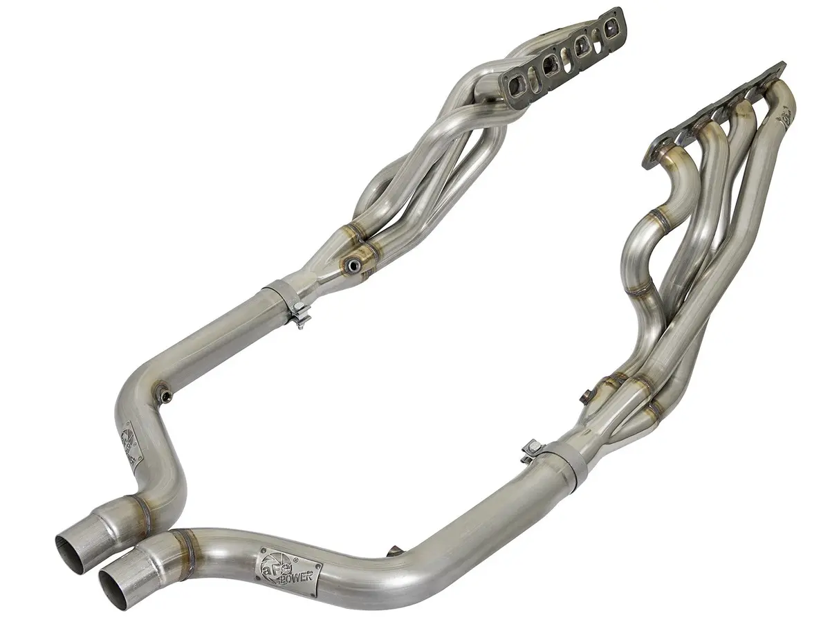 Afe: 2" Twisted Steel Long Tube Header & Connection Pipes; Race Series 15-19 Dodge Charger Hellcat/Challenger Hellcat/Demon Srt-8 V8-6.2L (Sc) / 392 V8-6.4L 1