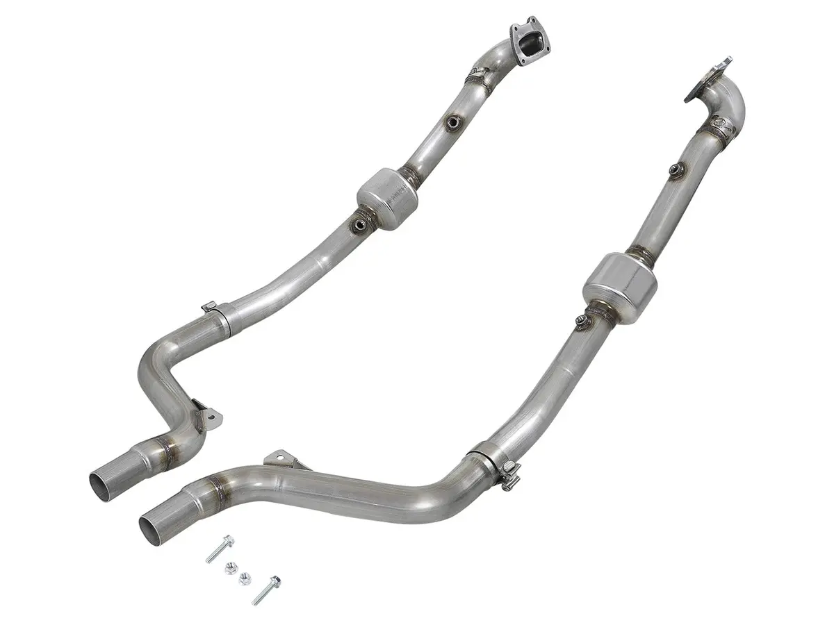 Afe: 3" To 2-1/2" Twisted Steel Connection Pipes; Street Series Dodge Challenger 11-19 V6-3.6L 1