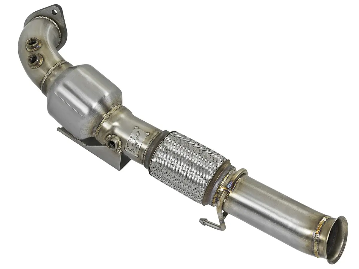 Afe: Twisted Steel Down-Pipe (Street Series) Ford Focus Rs 16-18 I4-2.3L (T) 1