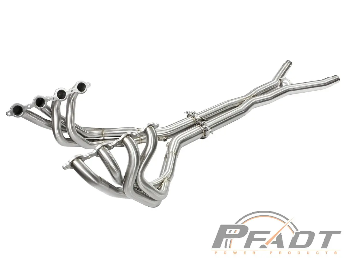 Afe: Pfadt Series Tri-Y Long Tube Header & X-Pipe; Race Series Chevrolet Corvette (C6) 06-08 V8-6.0L/6.2L (Ls2/Ls3) 1