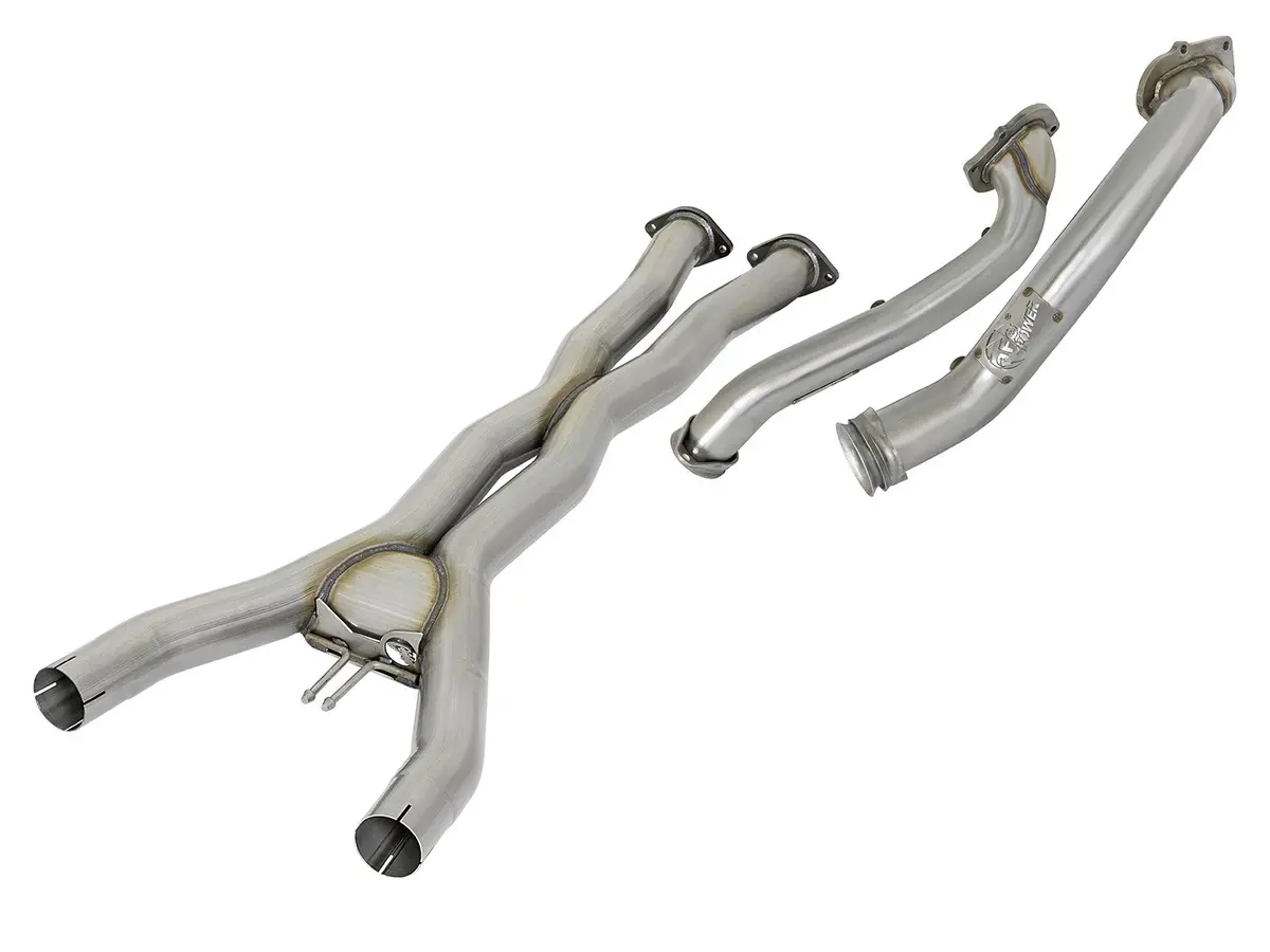 Afe Power: Cat Delete Pipes & X-Pipe  [C7 Corvette Gs Z06 Zr1, Lt1 Lt4 Lt5] 1
