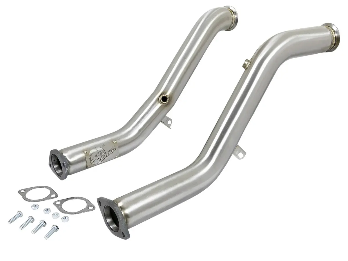 Afe: Twisted Steel Down-Pipes (Race Series) Infiniti Q50/Q60 16-19 V6-3.0L (Tt) 1