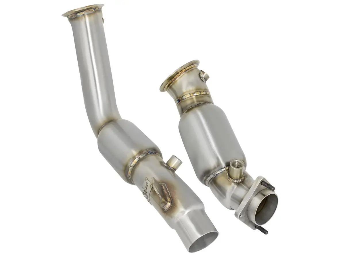 Afe: Twisted Steel Down-Pipe (Street Series) Bmw M3/M4/M2 Competition (F80/F82/F83/F87) 15-19 L6-3.0L (Tt) S55 1