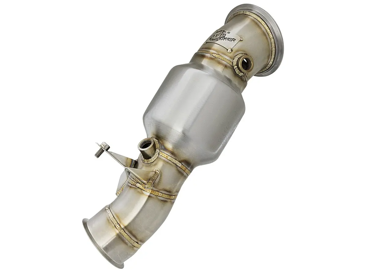 Afe: Twisted Steel Down-Pipe (Street Series) Bmw M2 (F87) 16-18 L6-3.0L (T) N55 1