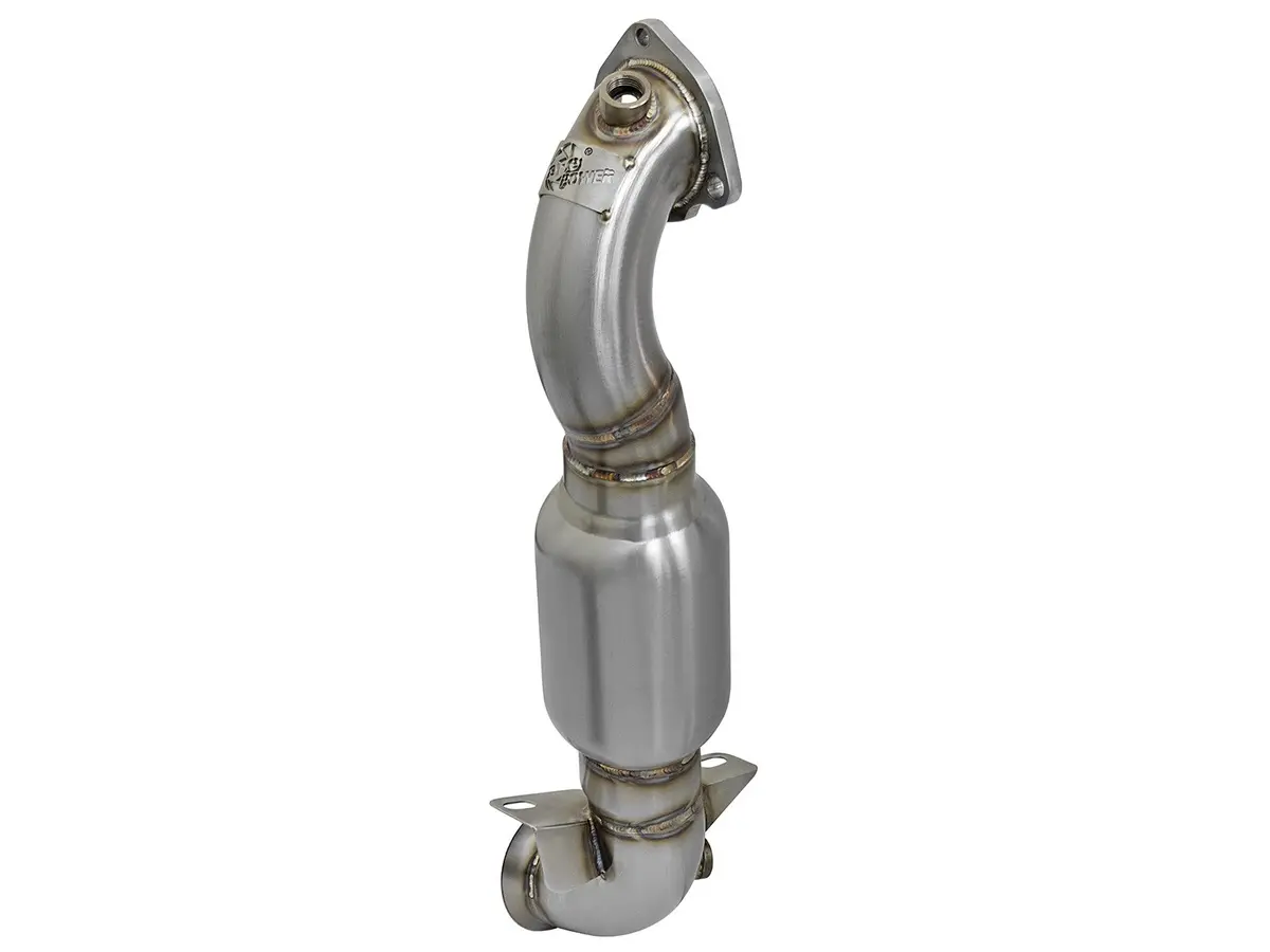 Afe: Twisted Steel Down-Pipe (Street Series) Mini Cooper S (R56) 07-13 L4-1.6L (T) N18 1