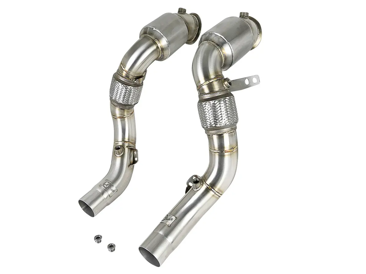 Afe: Twisted Steel Street Series Down-Pipes Bmw X5 M (F85)/X6 M (F86) 15-19 V8-4.4L (Tt) S63 1