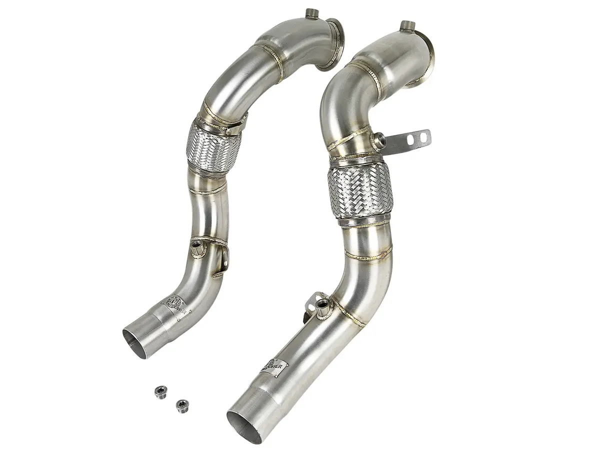 Afe: Twisted Steel Race Series Down-Pipes Bmw X5 M (F85)/X6 M (F86) 15-19 V8-4.4L (Tt) S63 1