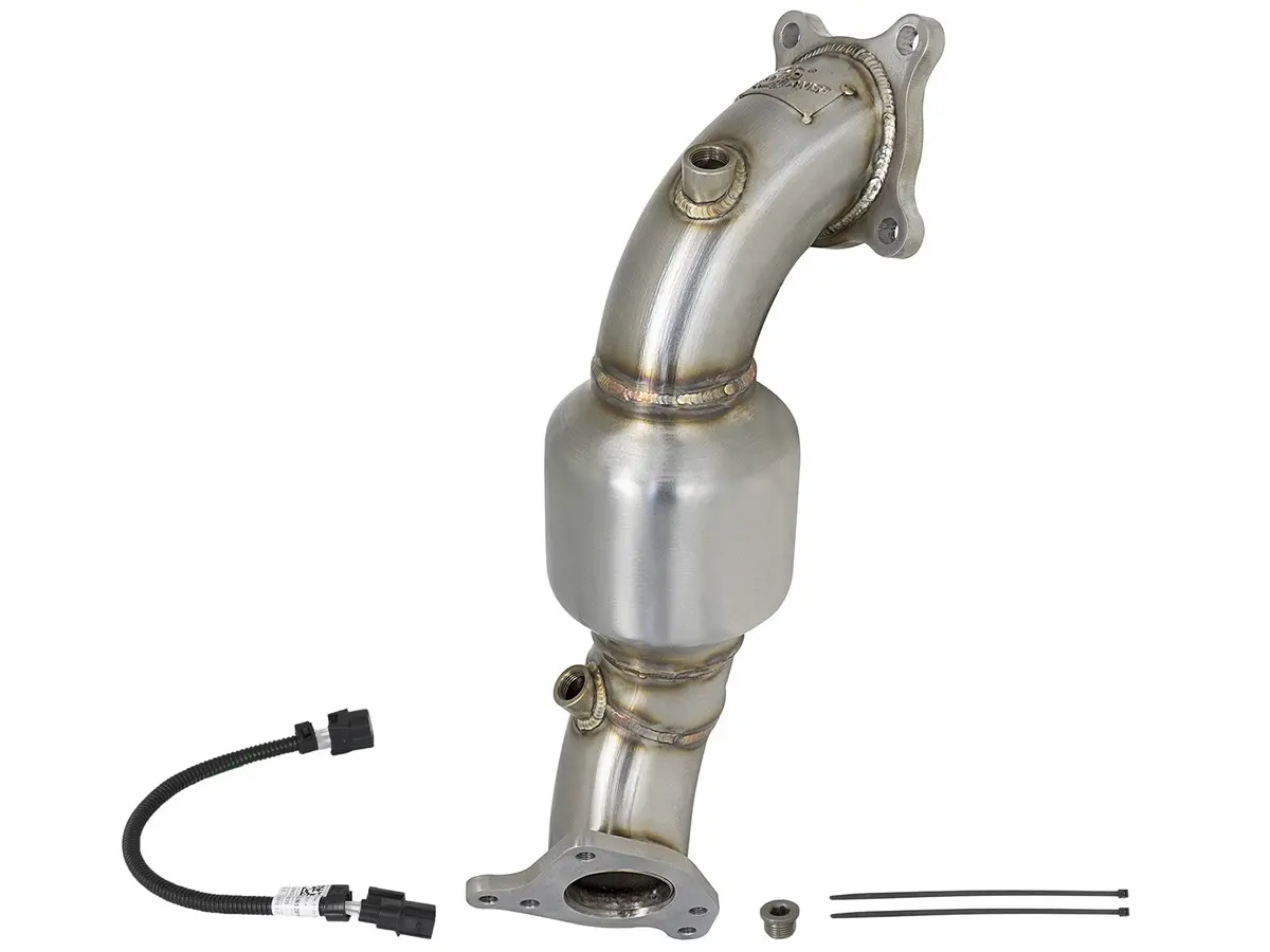 Afe: Twisted Steel Down-Pipe (Street Series) Honda Civic / Civic Si 16-20 I4-1.5L (T) 1