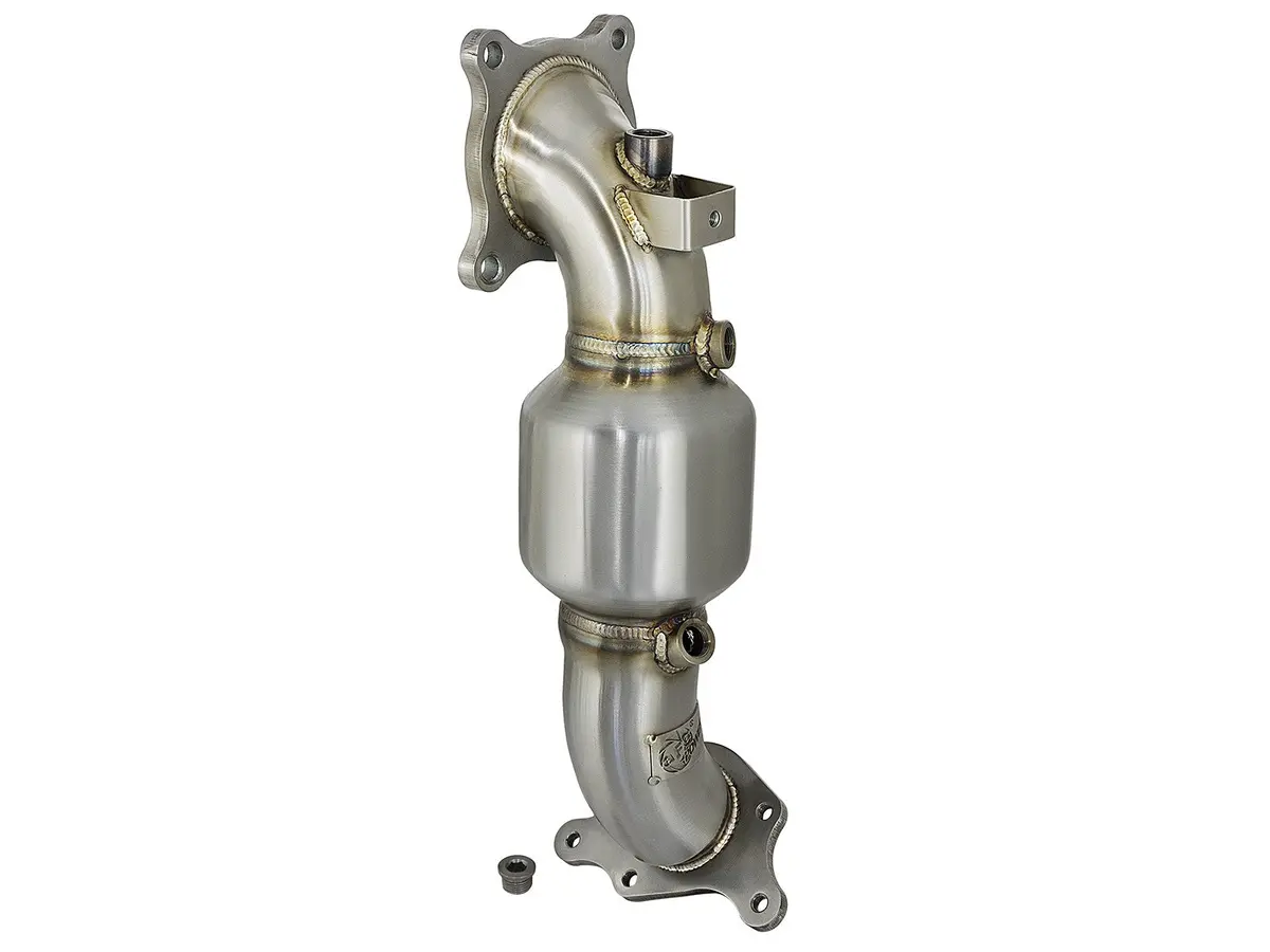 Afe: Twisted Steel Down-Pipe (Street Series) Honda Civic Type R 17-19 I4-2.0L (T) 1