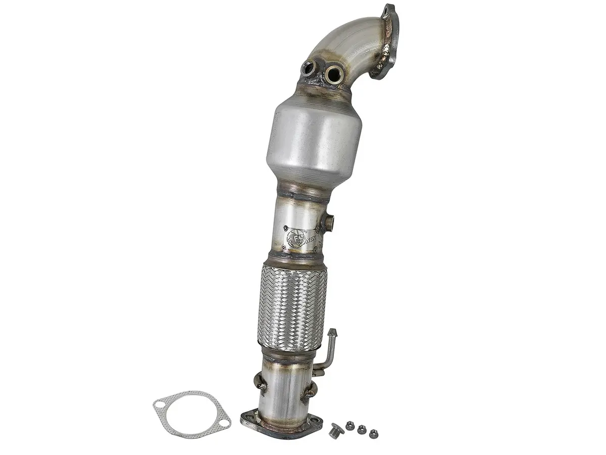 Afe: Twisted Steel Down-Pipe - Street Series Hyundai Elantra Gt 18-20 L4-1.6L (T) 1