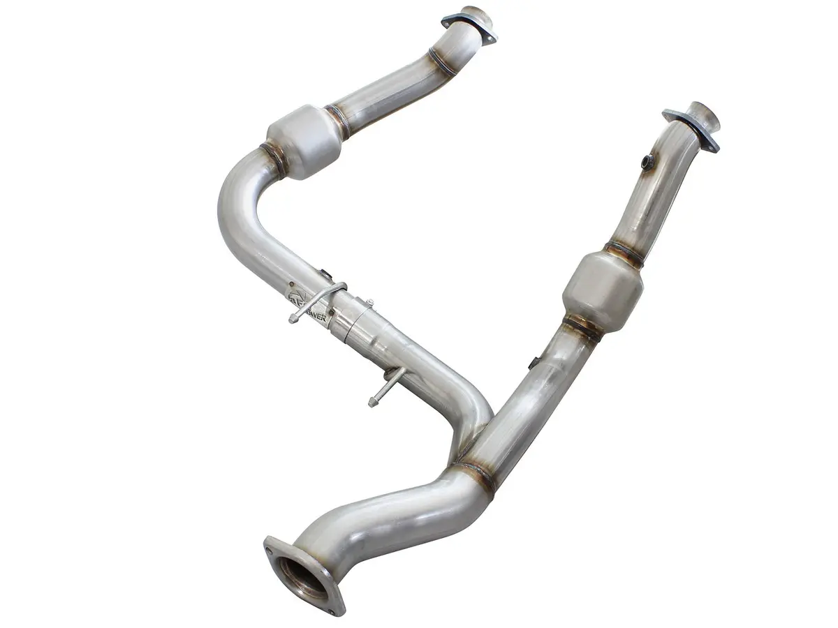 Afe: Twisted Steel Y-Pipe 3" To 3-1/2" Stainless Steel Exhaust System (Street Series) Ford F-150 Ecoboost 15-20 V6-3.5L (Tt) 1