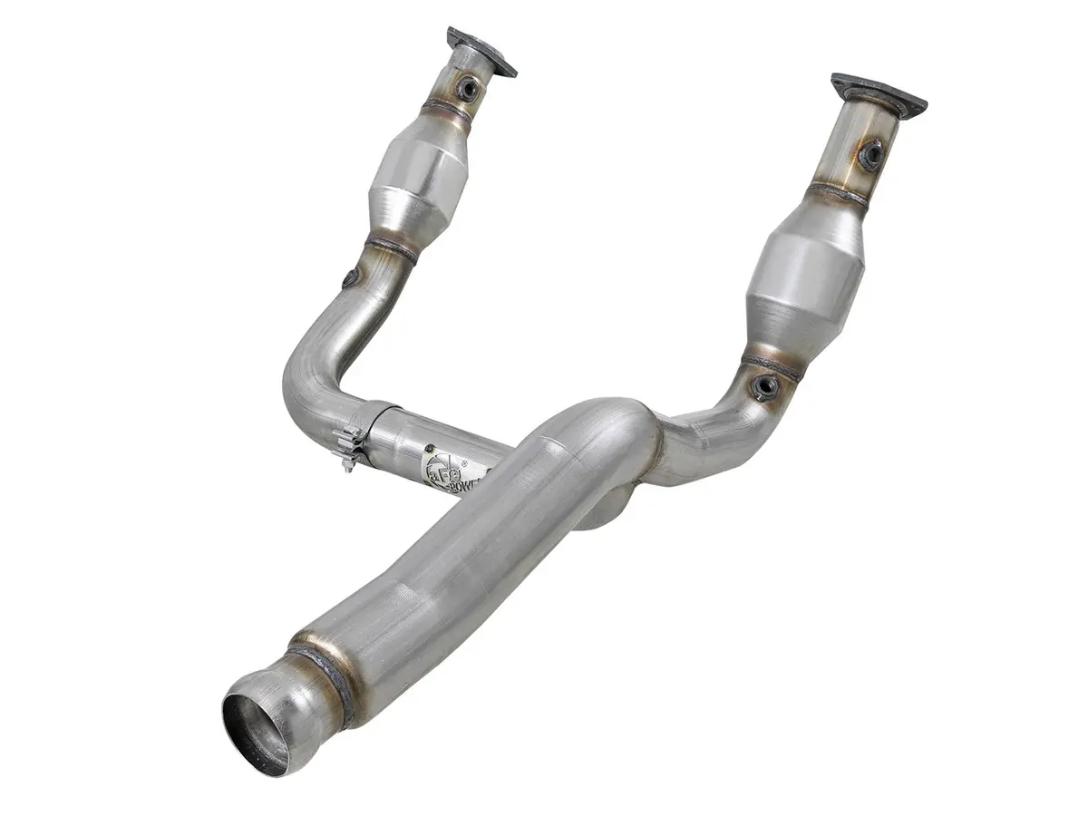 Afe: Twisted Steel Y-Pipe 3" To 3-1/2" Stainless Steel Exhaust System (Street Series) Gm Silverado/Sierra 1500 14-19 V8-5.3L 1