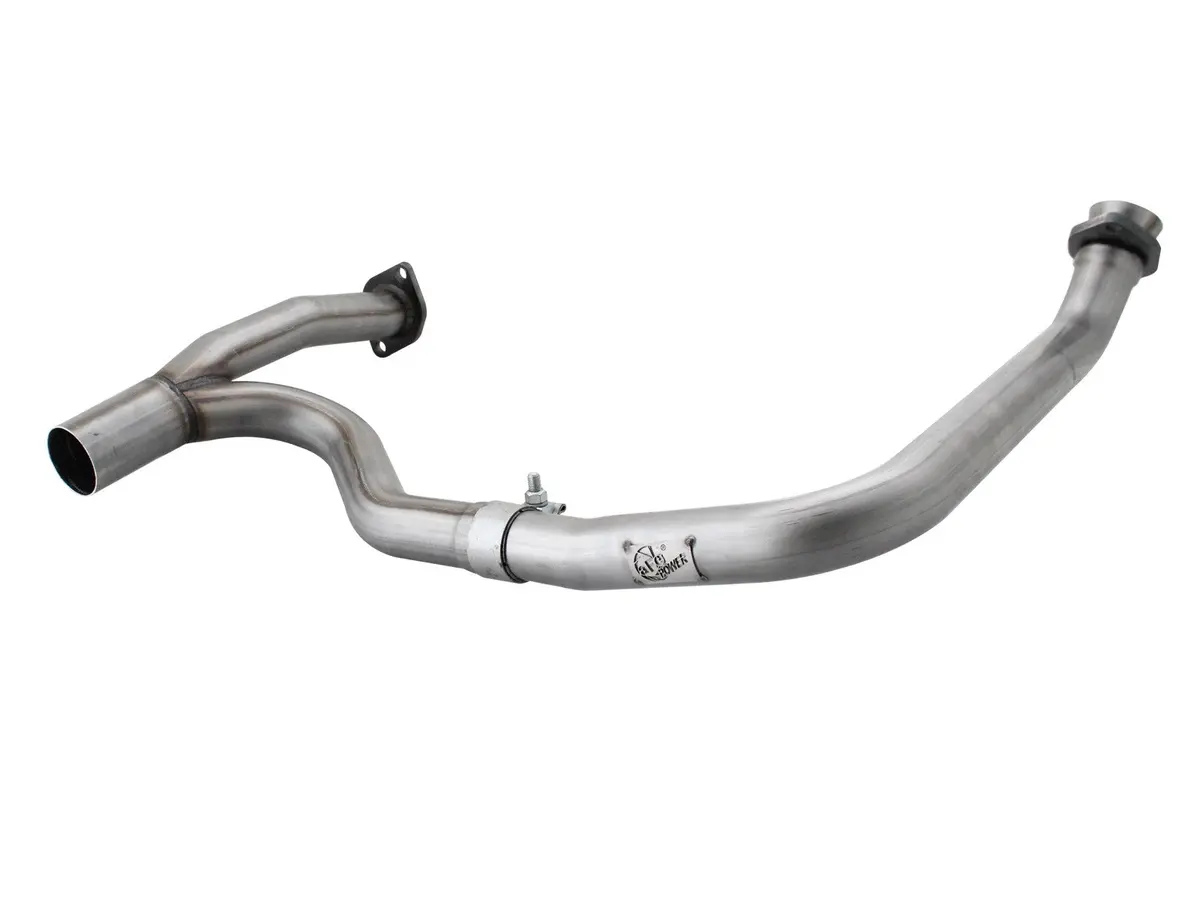 Afe: Twisted Steel Y-Pipe 2" To 2-1/2" Stainless Steel Exhaust System 12-18 Jeep Wrangler (Jk) V6-3.6L 1