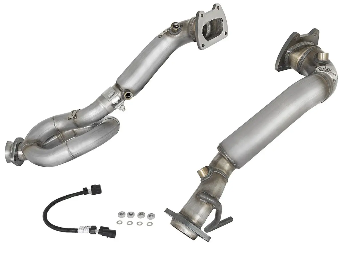 Afe: Twisted Steel Down-Pipe Loop Relocation Pipe 2" 409 Stainless Steel (Race Series) Jeep Wrangler (Jk) 12-18 V6-3.6L 1