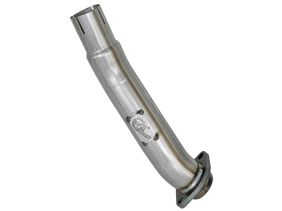 Afe: Twisted Steel Loop Delete Pipe 2-1/2" 409 Stainless Steel 18-20 Jeep Wrangler (Jl) / 2020 Gladiator (Jt) V6-3.6L 1