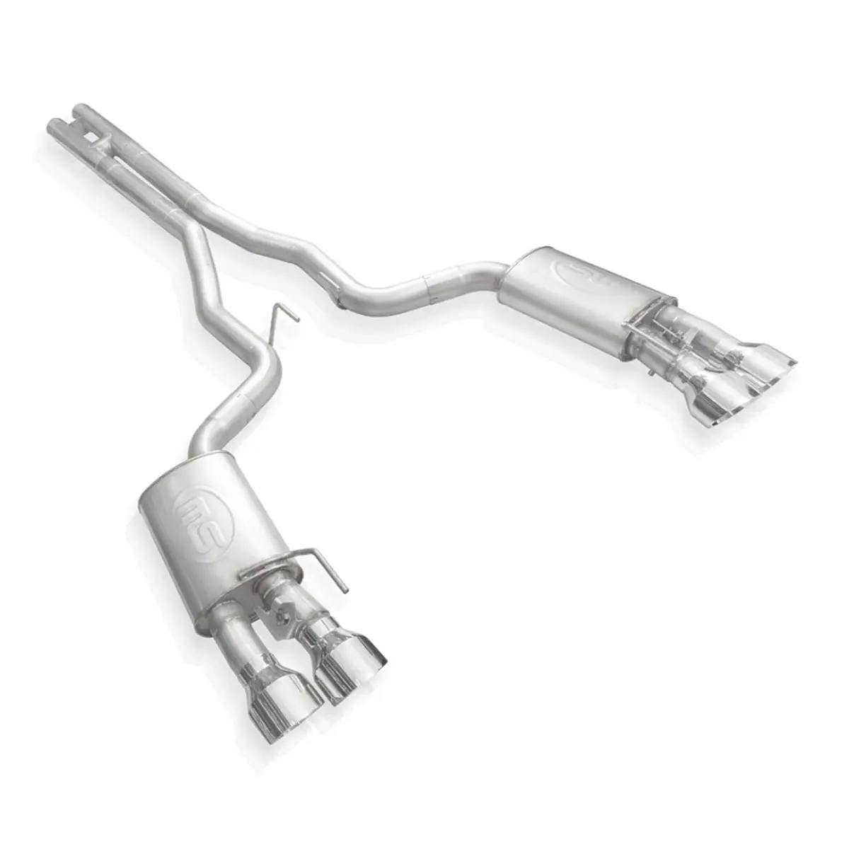 Stainless Works: 2020 Shelby Gt500 -- 3" Catback Exhaust System - H-Pipe, Dual Mode, Quad Tips, Legend 1