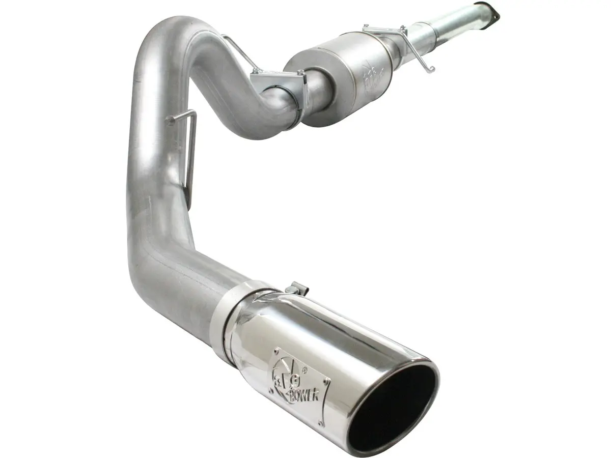 Afe: Atlas 4" Aluminized Steel Cat-Back Exhaust System 	 Ford F-150 11-14 V6-3.5L (Tt) 1