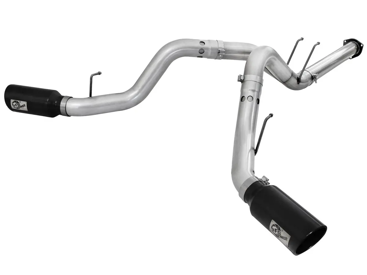 Afe: Atlas 4" Aluminized Steel Dpf-Back Exhaust System Ford Diesel Trucks 11-14 V8-6.7L (Td) 1