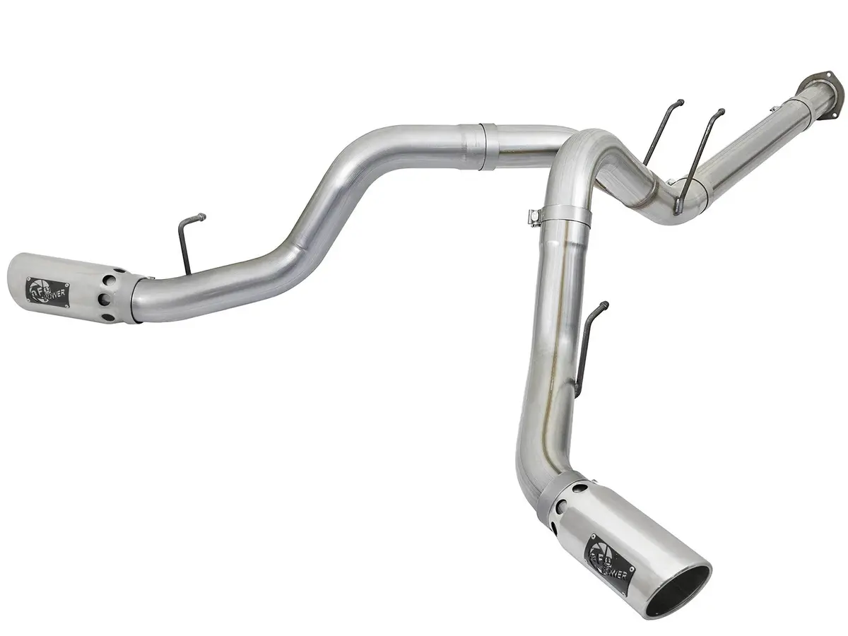 Afe: Atlas 4" Aluminized Steel Dpf-Back Exhaust System Ford Diesel Trucks 17-19 V8-6.7L (Td) 1