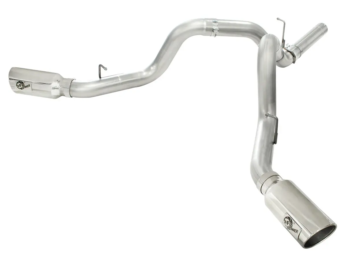 Afe: Atlas 4" Aluminized Steel Dpf-Back Exhaust System Gm Diesel Trucks 11-16 V8-6.6L (Td) Lml 1