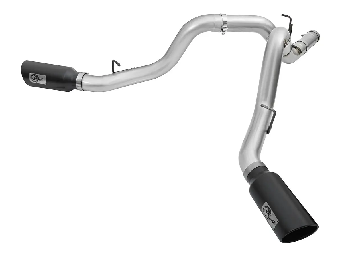 Afe: Atlas 5" Aluminized Steel Dpf-Back Exhaust System Gm Diesel Trucks 2016 V8-6.6L (Td) Lml 1