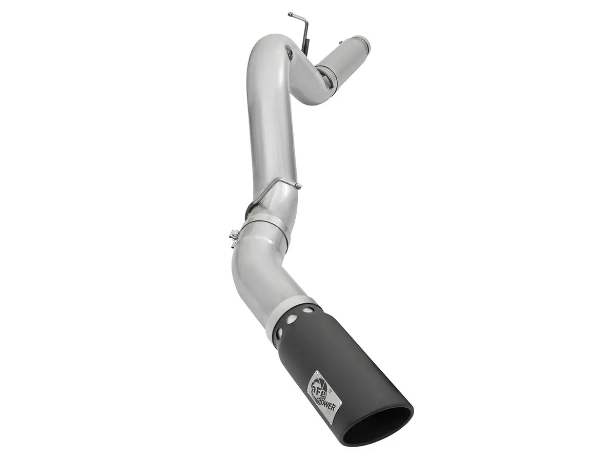 Afe: Atlas 5" Aluminized Steel Dpf-Back Exhaust System Gm Diesel Trucks 2016 V8-6.6L (Td) Lml 1
