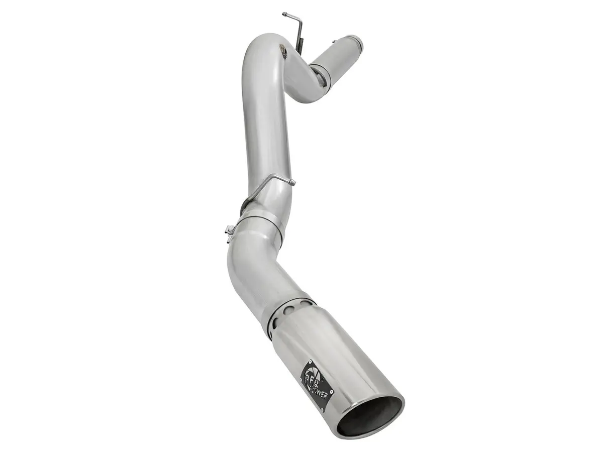 Afe: Atlas 5" Aluminized Steel Dpf-Back Exhaust System Gm Diesel Trucks 2016 V8-6.6L (Td) Lml 1