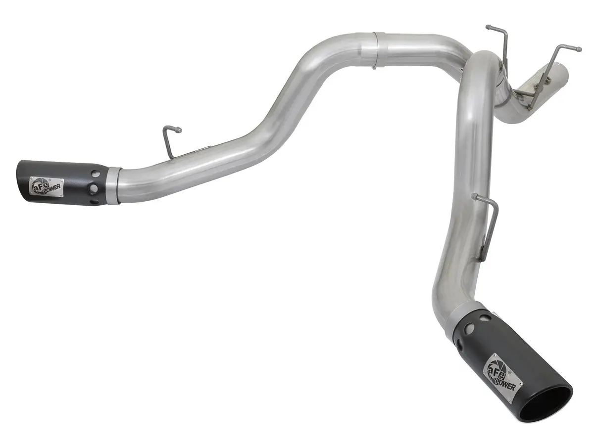 Afe: Atlas 4" Aluminized Steel Dpf-Back Exhaust System Gm Diesel Trucks 17-19 V8-6.6L (Td) L5p 1