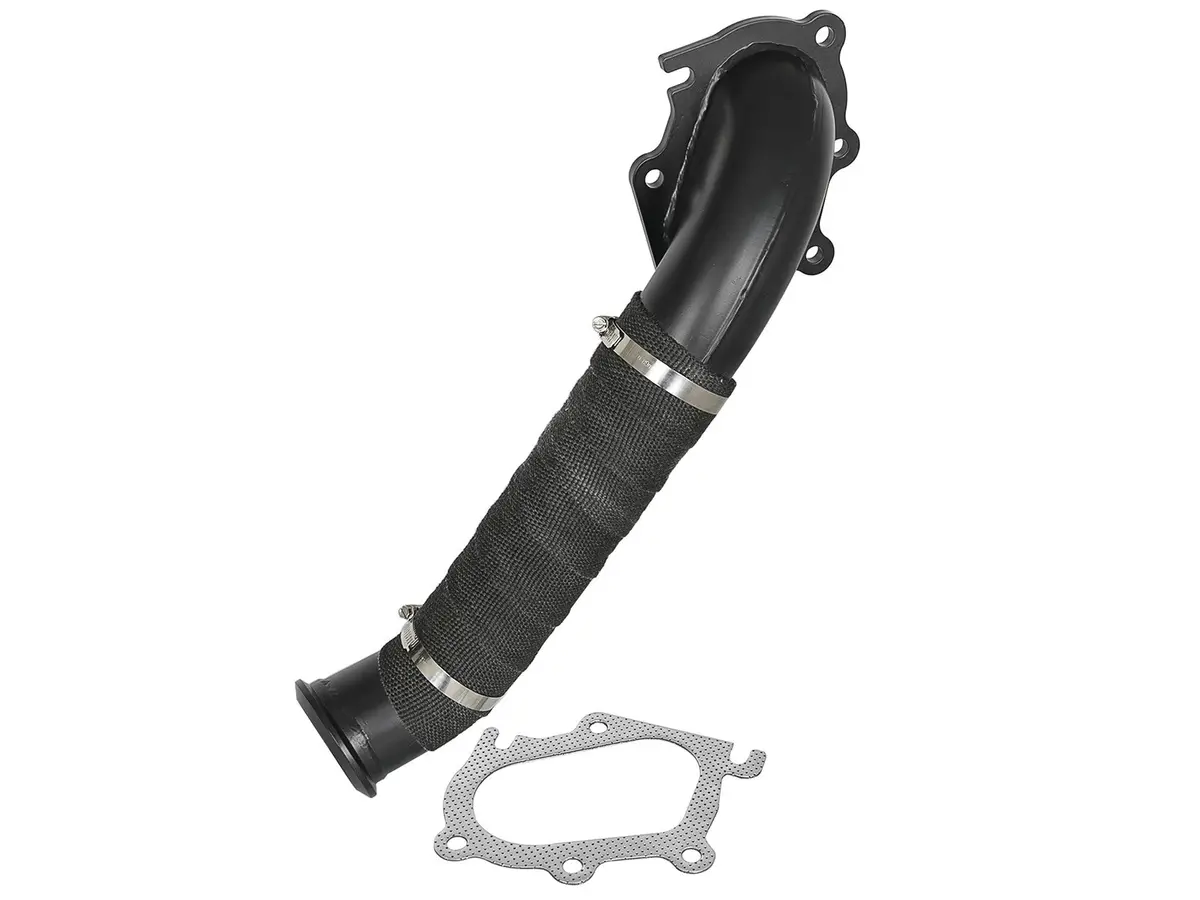 Afe: Atlas 3" Steel Turbo Down-Pipe Gm Diesel Trucks 01-04 V8-6.6L (Td) Lb7 1