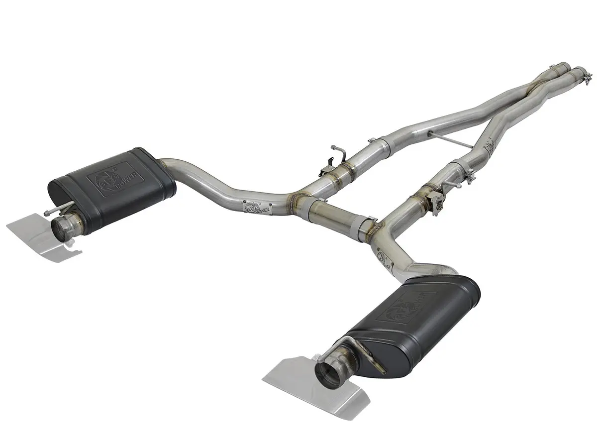 Afe: Mach Force-Xp 3" 304 Stainless Steel Cat-Back Exhaust System Dodge Challenger/Hellcat/Demon 15-19 Srt-8 V8-6.2L (Sc) / 392 V8-6.4L 1