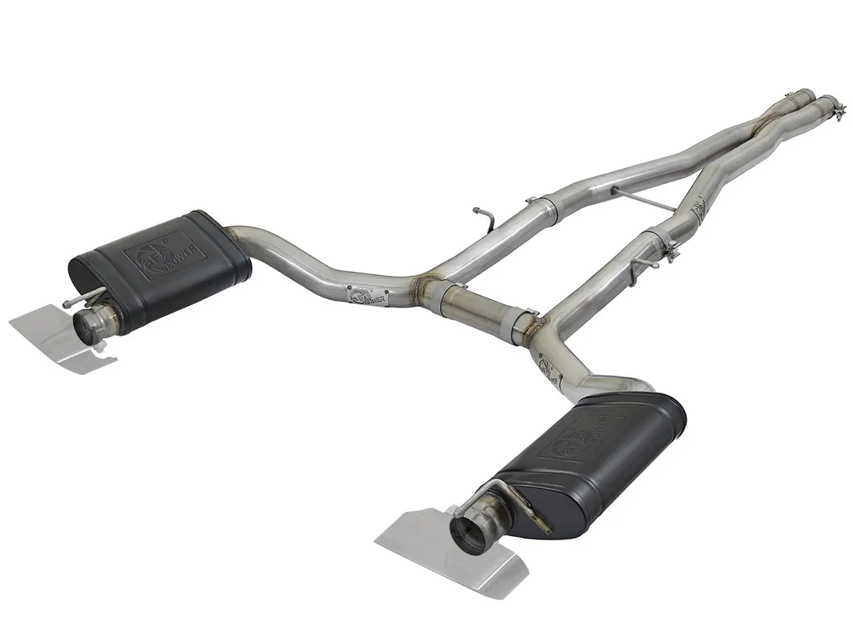 Afe: Mach Force-Xp 3" 304 Stainless Steel Cat-Back Exhaust System Dodge Challenger 15-16 V8-5.7L Hemi 1