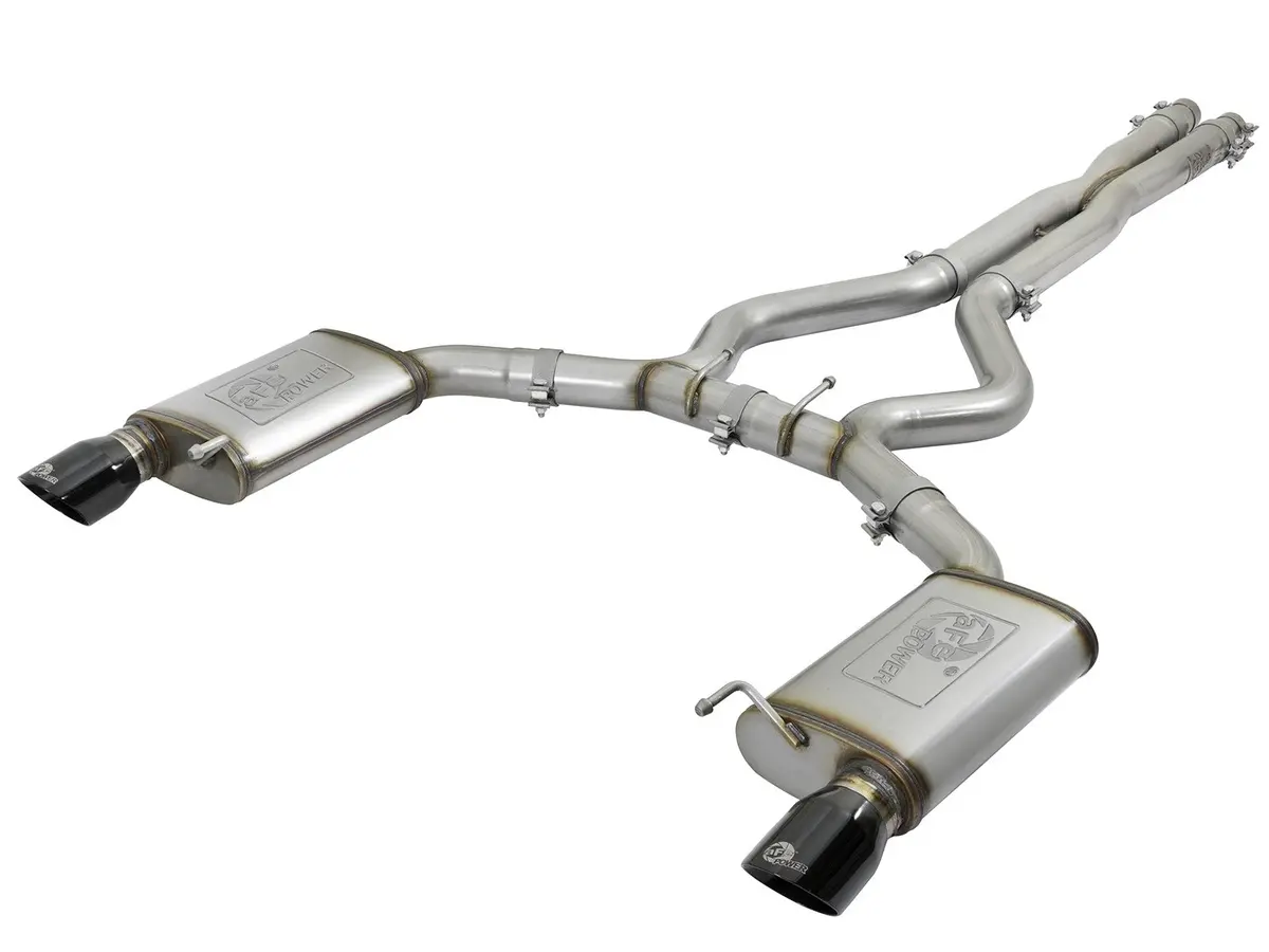 Afe: Mach Force-Xp 3" 304 Stainless Steel Cat-Back Exhaust System Ford Mustang Gt 15-17 V8-5.0L 1