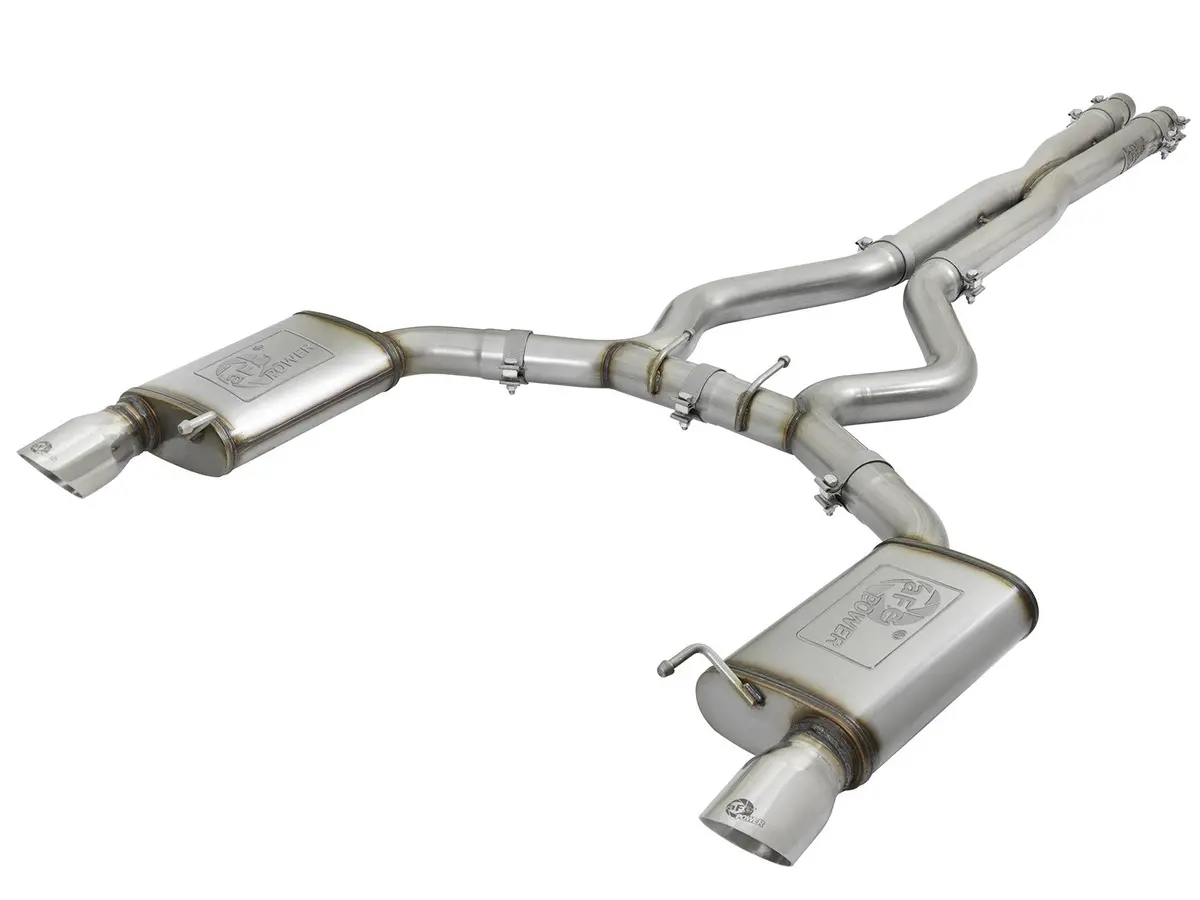 Afe: Mach Force-Xp 3" 304 Stainless Steel Cat-Back Exhaust System Ford Mustang Gt 15-17 V8-5.0L 1