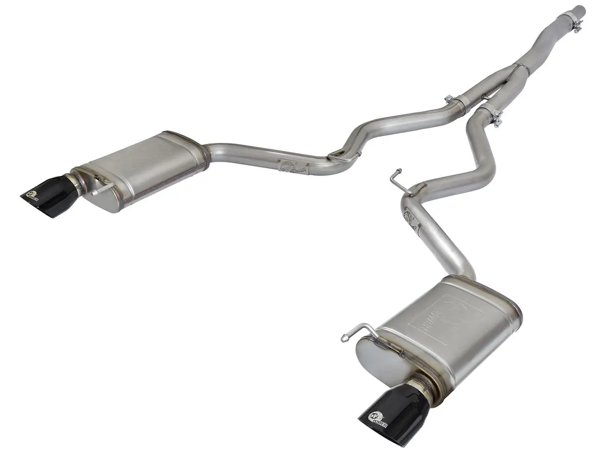 Afe: Mach Force-Xp 3" To 2-1/2" 304 Stainless Steel Cat-Back Exhaust System Ford Mustang Ecoboost 15-19 I4-2.3L (T) 1