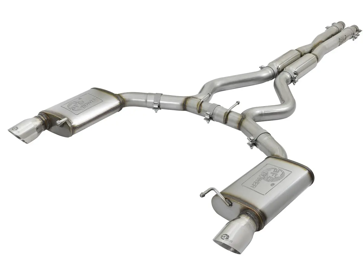 Afe: Mach Force-Xp 3" Sport Toned Cat-Back Exhaust System Ford Mustang 15-17 V8-5.0L 1